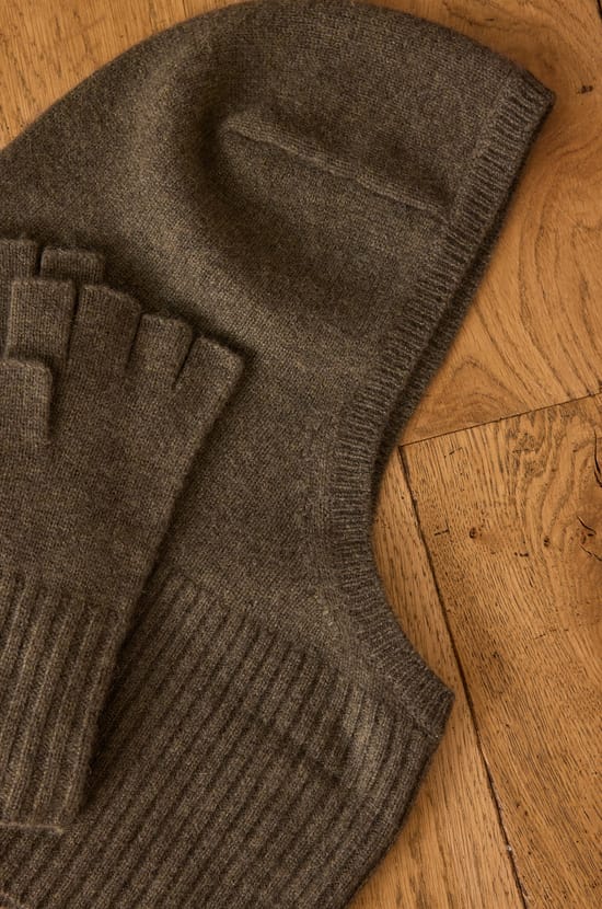 Balaclava in 100% recycled cashmere, 2-ply – HECTOR;${refinementColor}