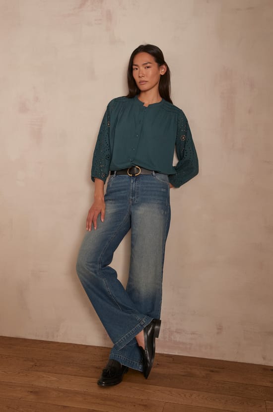 SANDY wide-leg jeans PhotoZ | 1-2-3