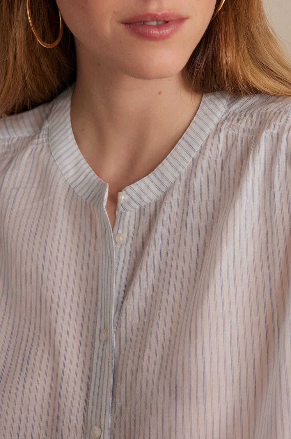 Blouse BLISS en 100% coton;${refinementColor}