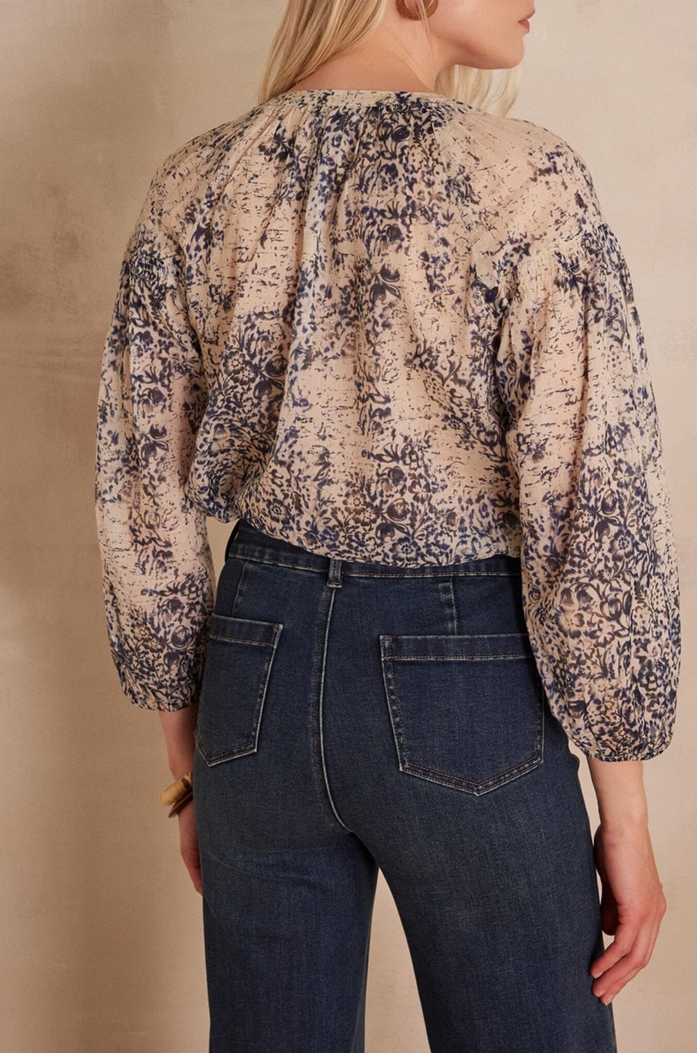 Blouse PRUNE en coton;${refinementColor}