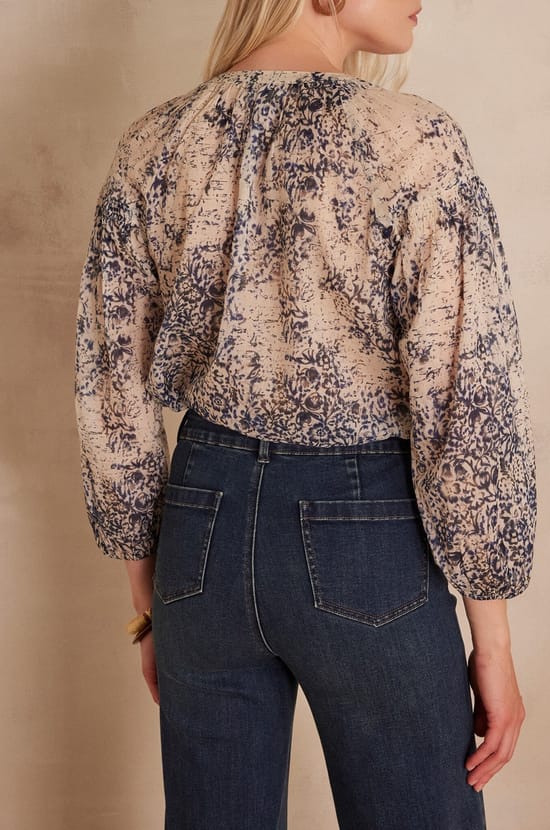 Blouse PRUNE en coton;${refinementColor}