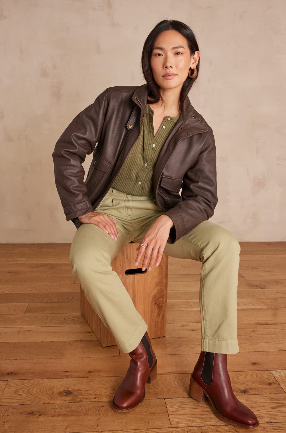 Pantalon MATEO en coton;${refinementColor}