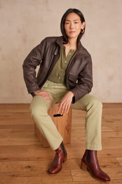 Pantalon MATEO en coton;${refinementColor}