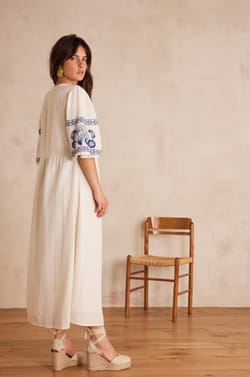 ROMY cotton dress;${refinementColor}