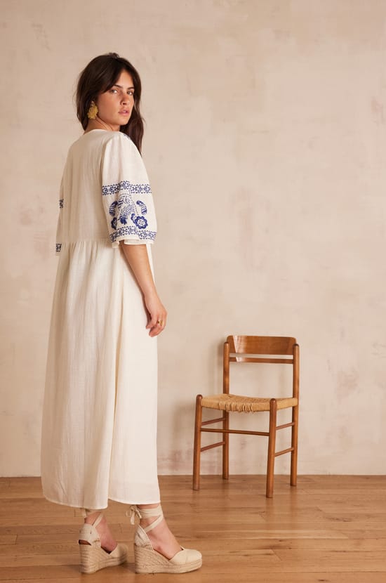 ROMY cotton dress;${refinementColor}