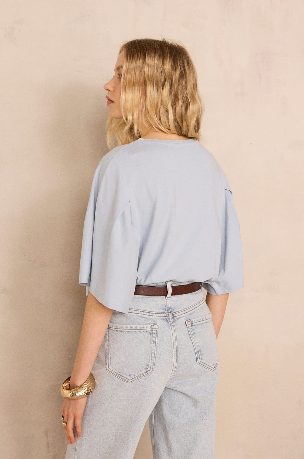 T-shirt manches courtes en coton LOREEN;${refinementColor}