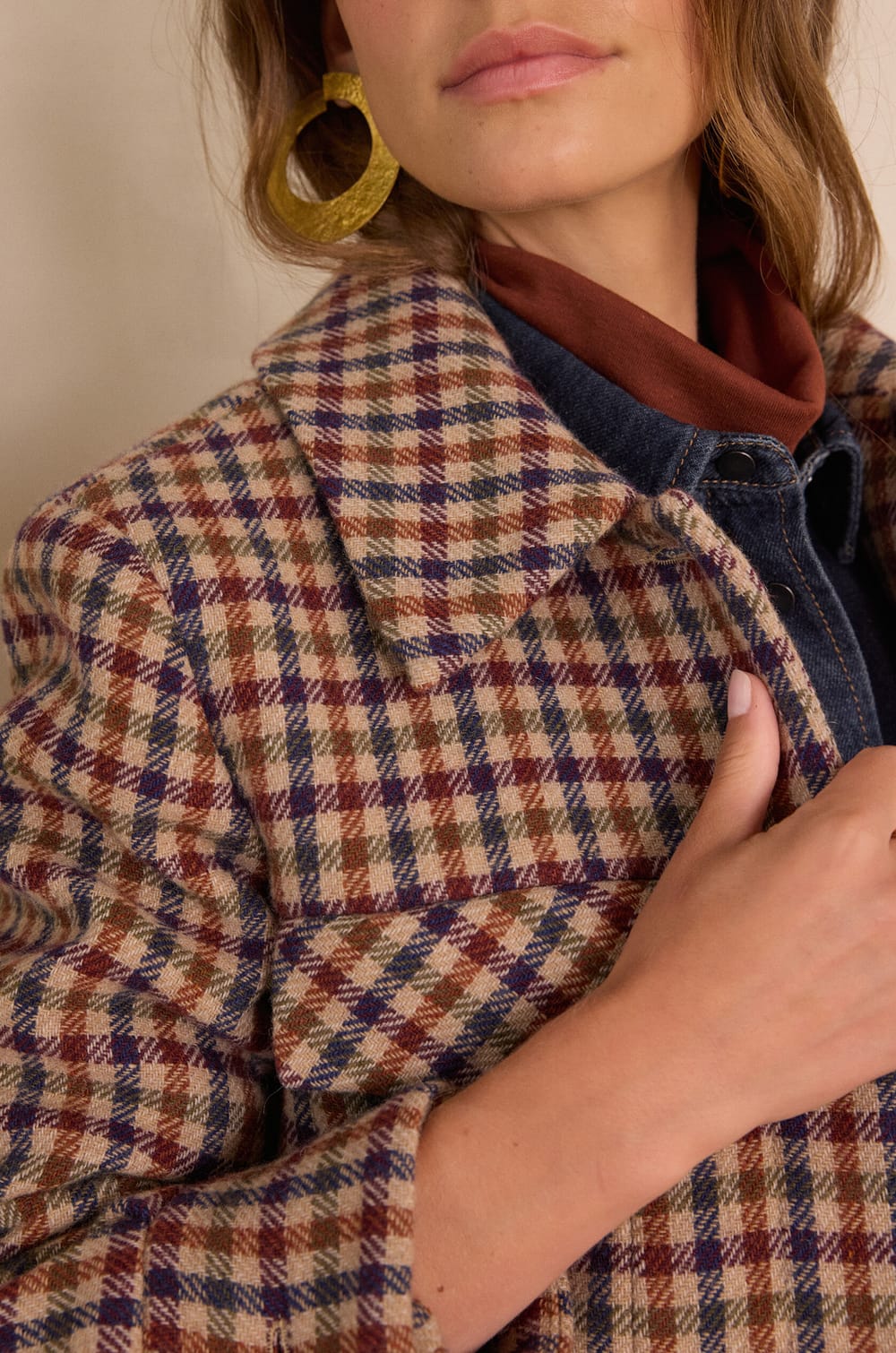 Veste FIERCE en laine;${refinementColor}