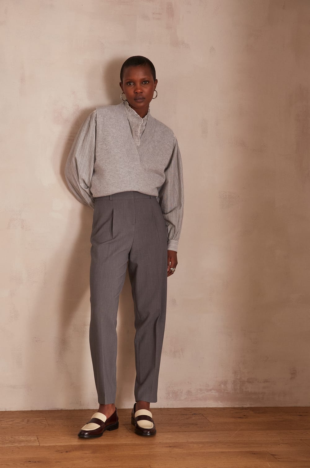 Pantalon de tailleur BEN;${refinementColor}