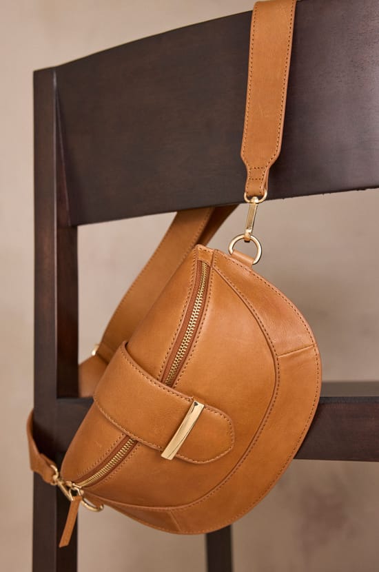 MARCEL leather belt bag;${refinementColor}