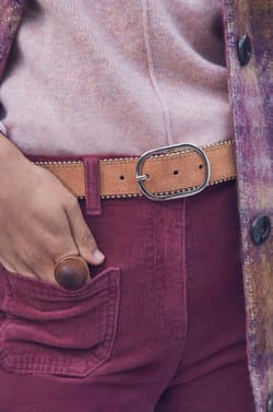 JASMINE leather belt;${refinementColor}