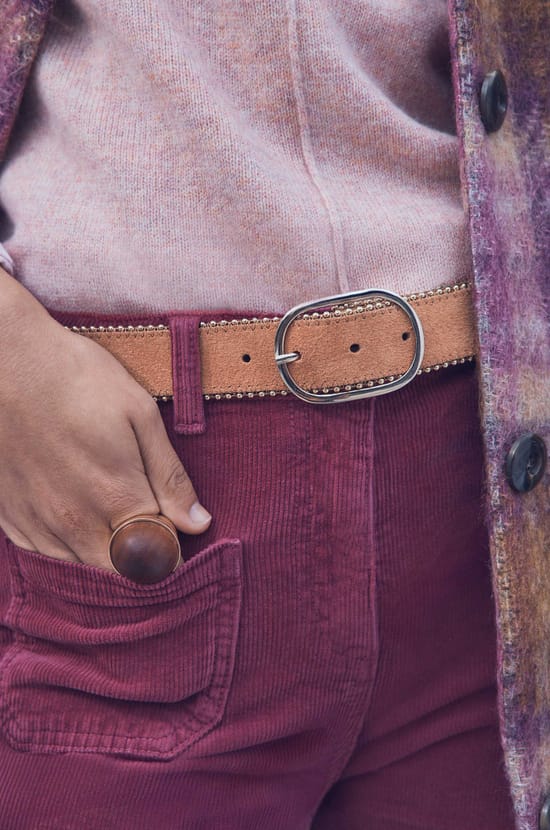 JASMINE leather belt;${refinementColor}