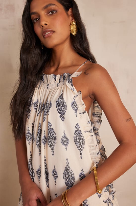 Vestido ROSELINE de algod&oacute;n;${refinementColor}