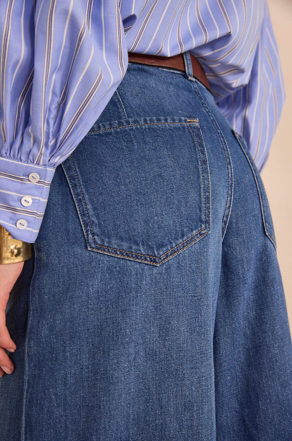 Wide cotton jean ROMEO;${refinementColor}