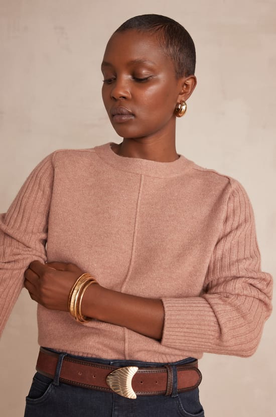 BROOKLYN ribbed wool Jumper;${refinementColor}