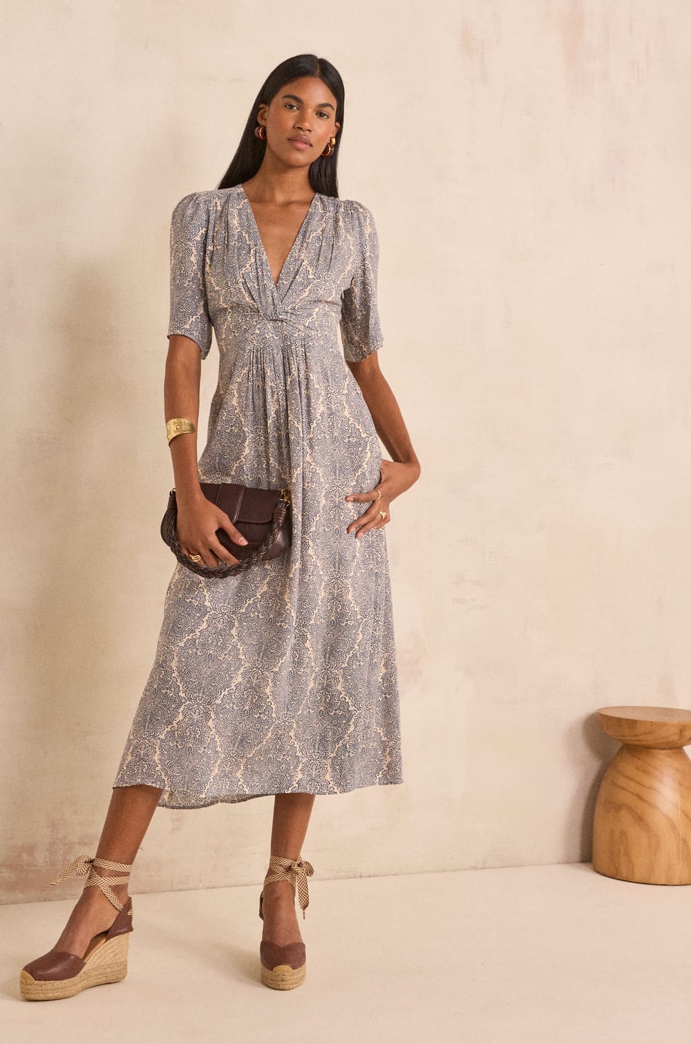 LOVE printed straight dress;${refinementColor}