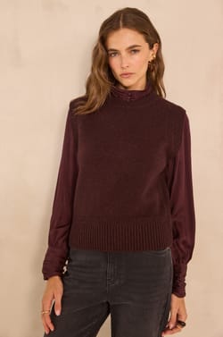 Sleeveless wool sweater ANOUK;${refinementColor}