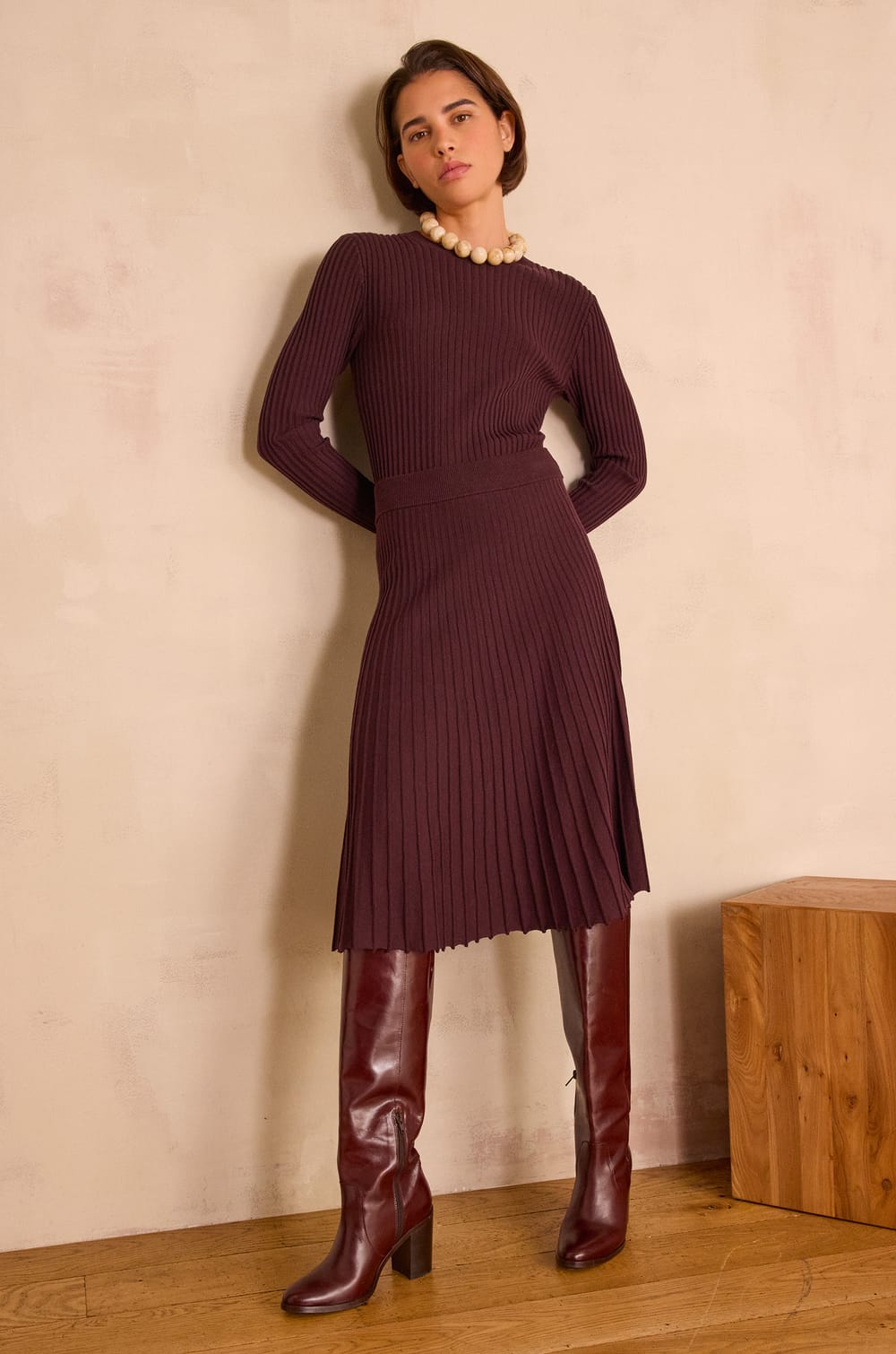 BRIDGET cotton jumper;${refinementColor}