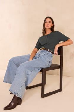 3/4 sleeve T-shirt TESSY;${refinementColor}