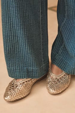 Ballet shoes made of 100% leather SANTIAGO;${refinementColor}