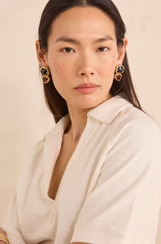 T-shirt manches courtes LEXY en coton ;${refinementColor}