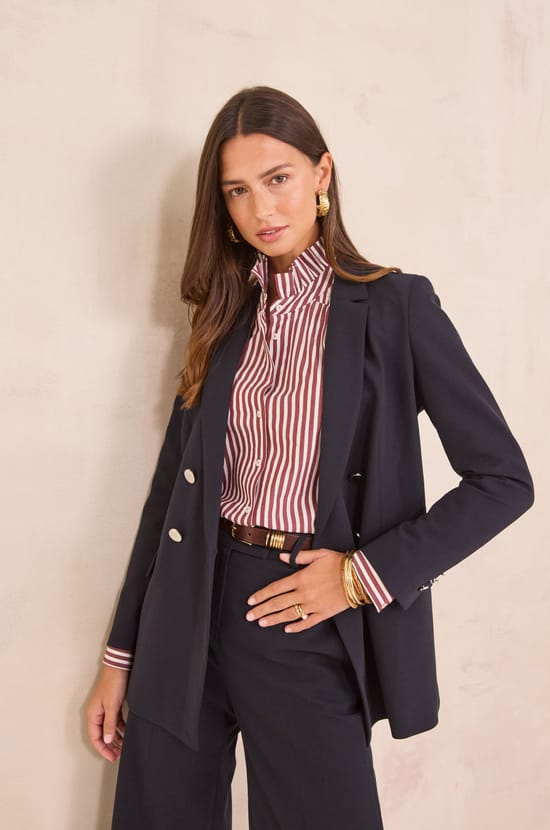 FLORINE tailored jacket;${refinementColor}