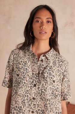 Robe chemise ROSEMARY imprimée;${refinementColor}