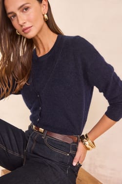 Mohair and wool cardigan PAOLO;${refinementColor}