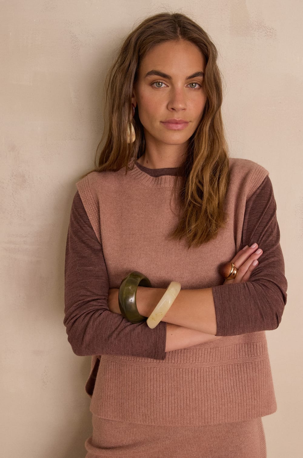 Pull sans manches BARCLAY en laine;${refinementColor}