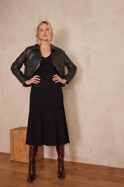 PACHA leather jacket;${refinementColor}