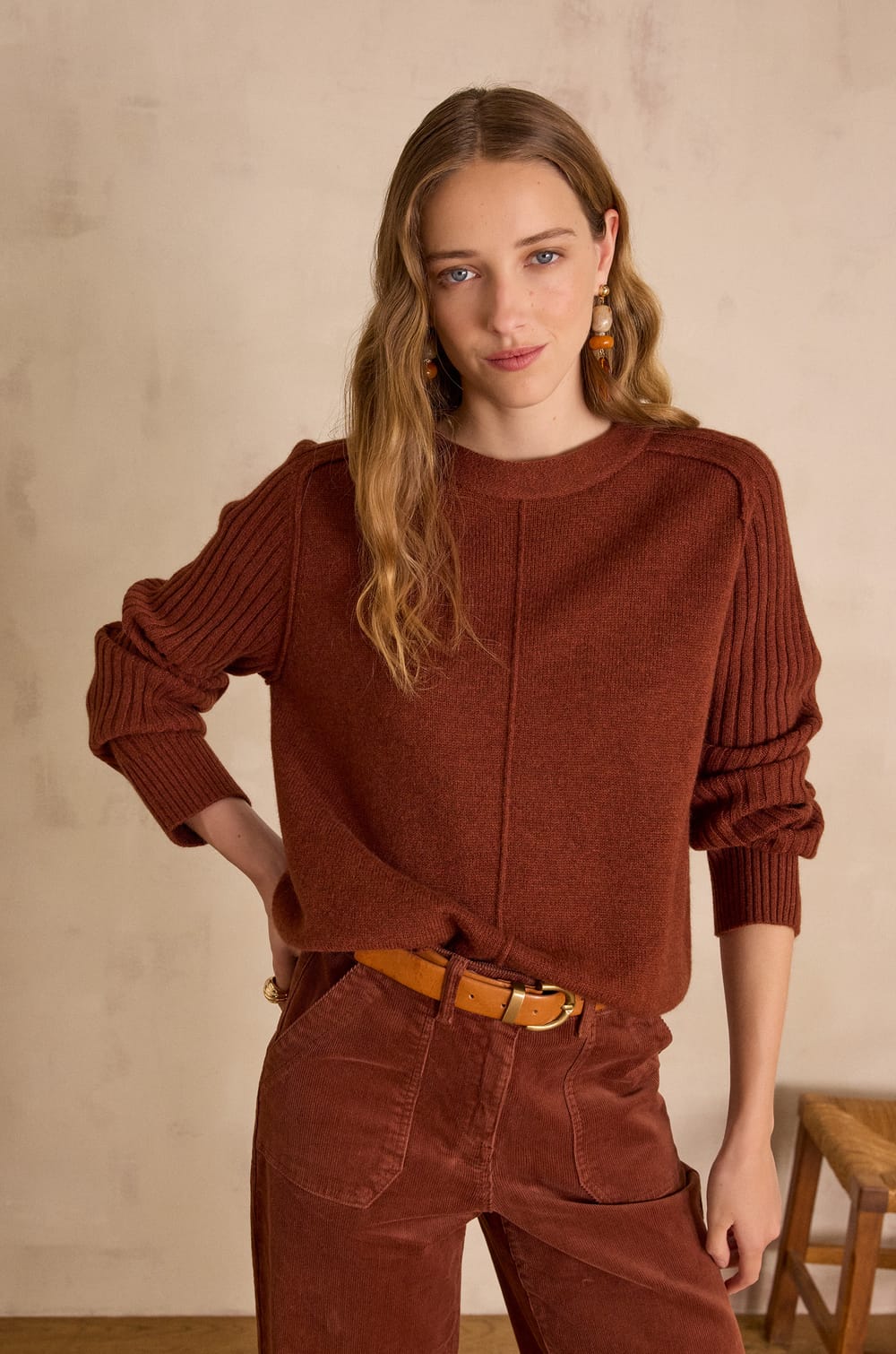 BROOKLYN wool jumper;${refinementColor}