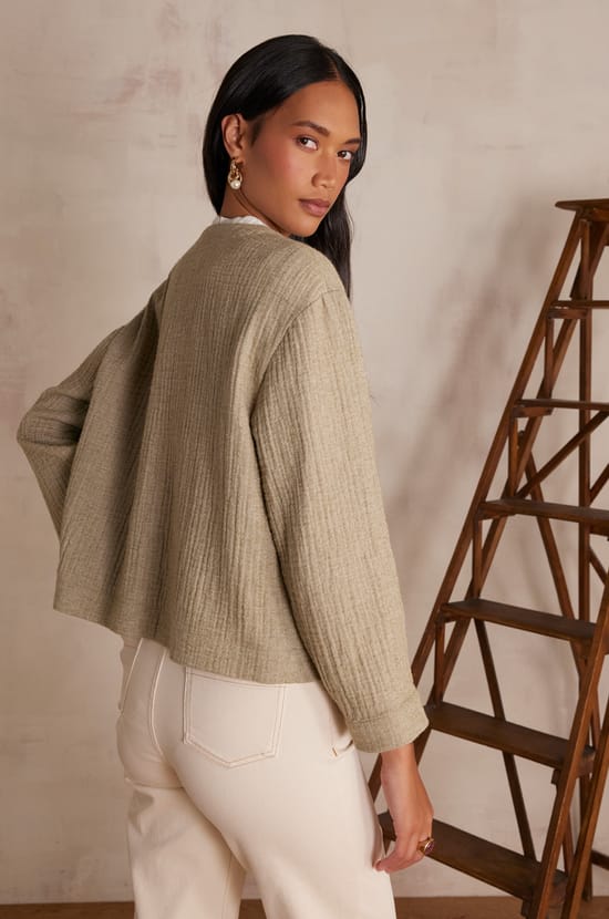 CARMEN cotton jacket;${refinementColor}