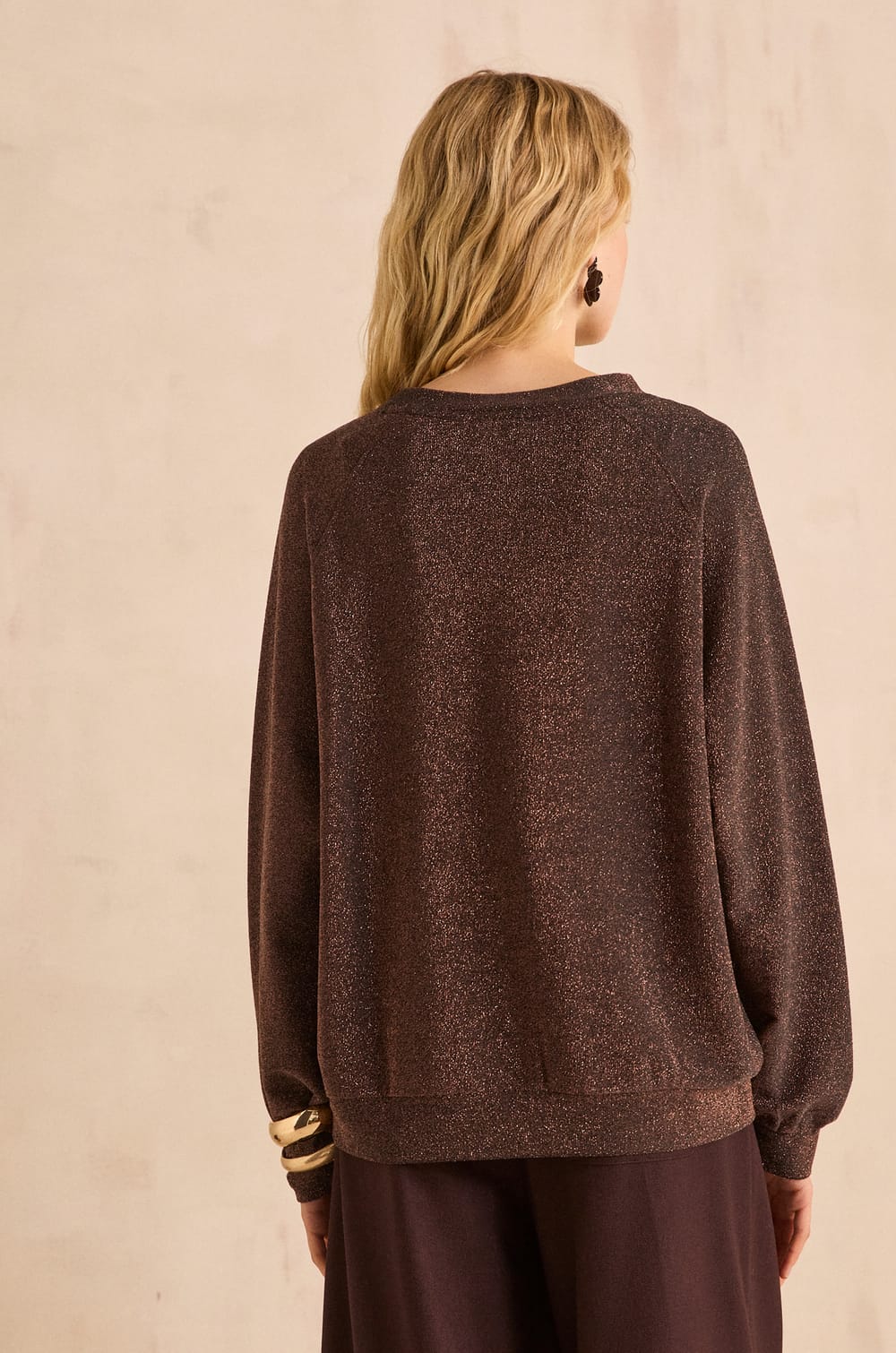 FLAME sequined T-shirt;${refinementColor}