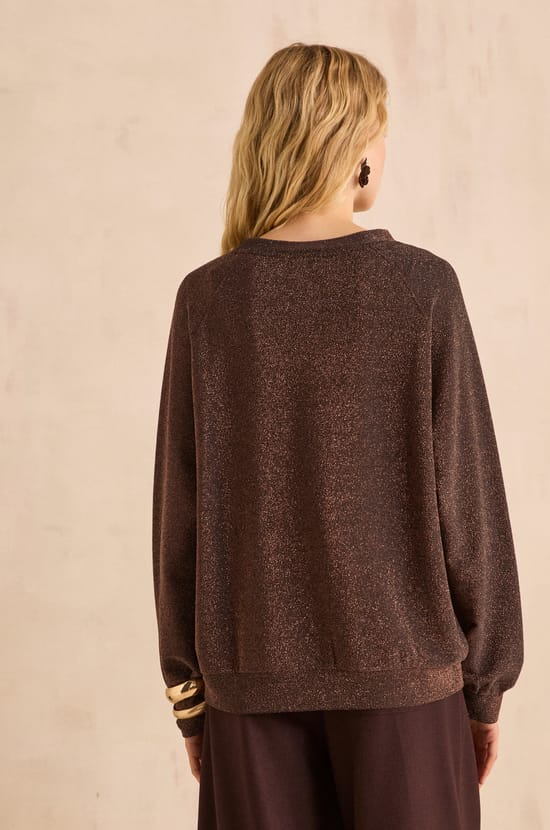 FLAME sequined T-shirt;${refinementColor}