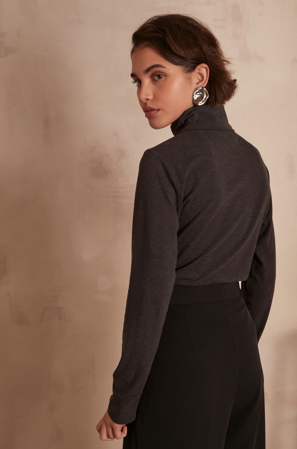 T-shirt col roul&eacute; FERGUIE BIS;${refinementColor}