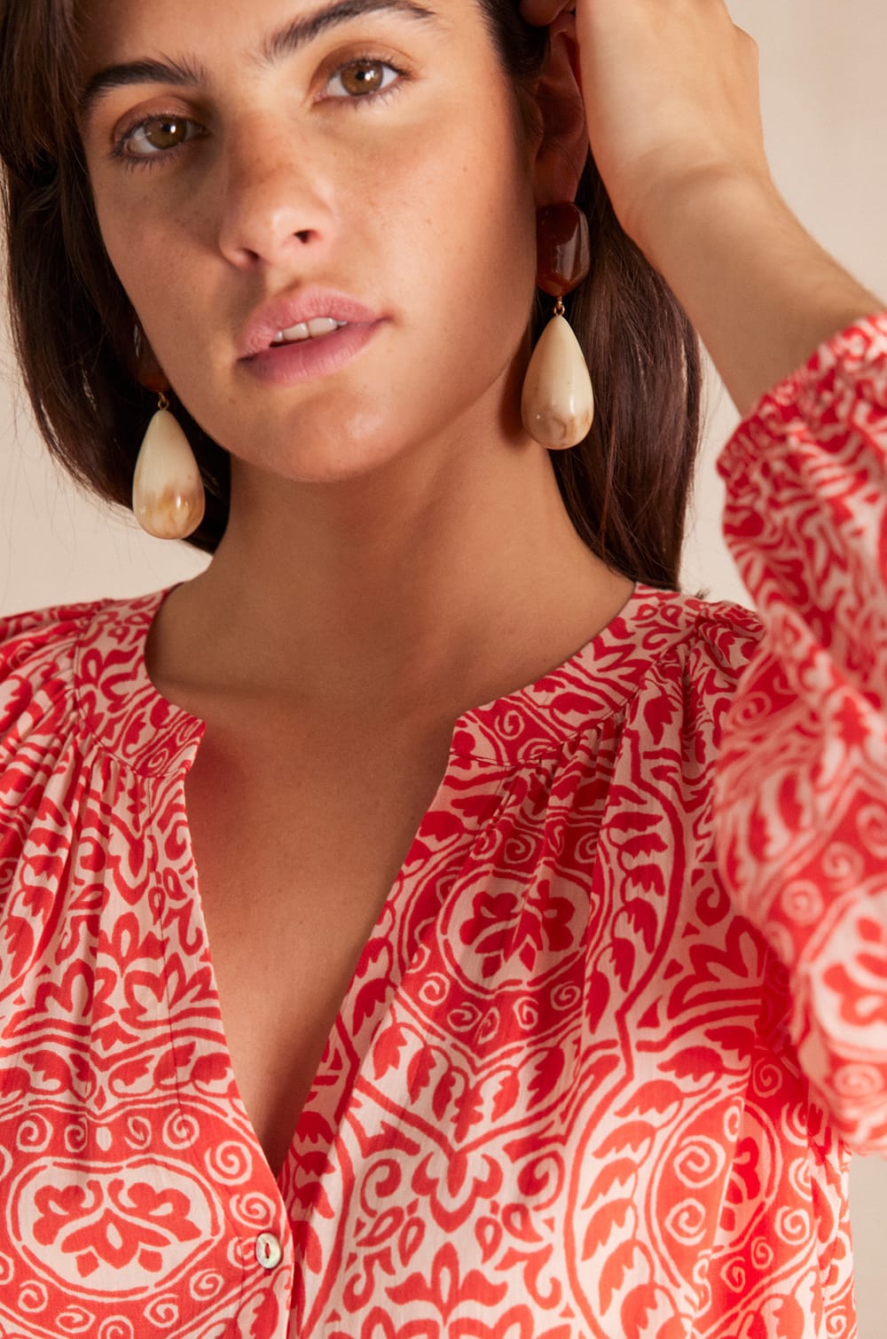 ROMANA long cotton dress;${refinementColor}