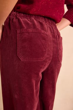 Pantalon large MARTIN en velours c&ocirc;tel&eacute;;${refinementColor}