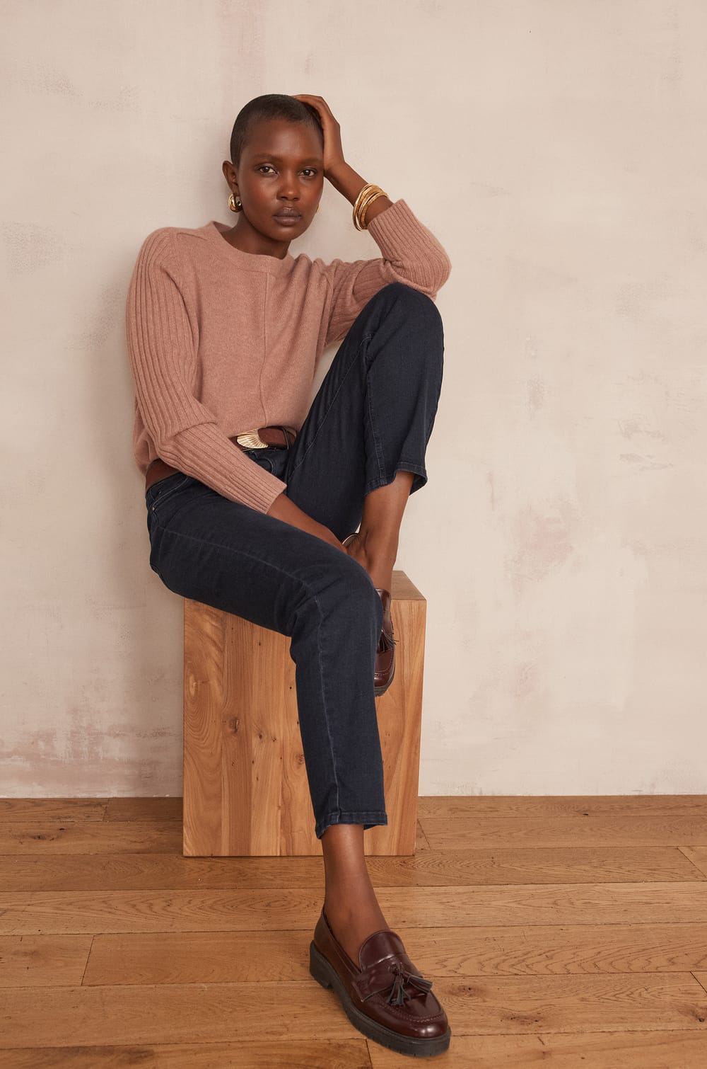 LOU slim jeans in denim;${refinementColor}