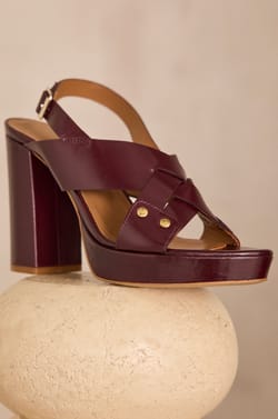 100% leather heeled sandals SCOTT;${refinementColor}