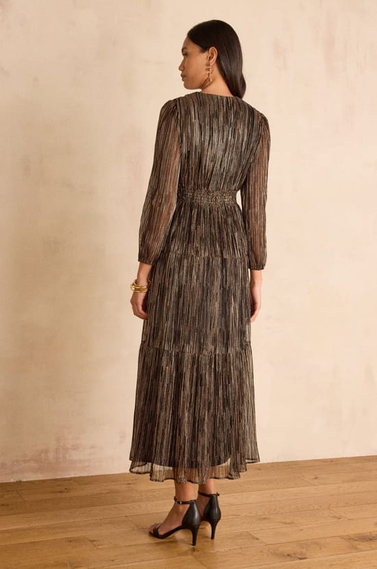 REVEUSE long iridescent Dress;${refinementColor}