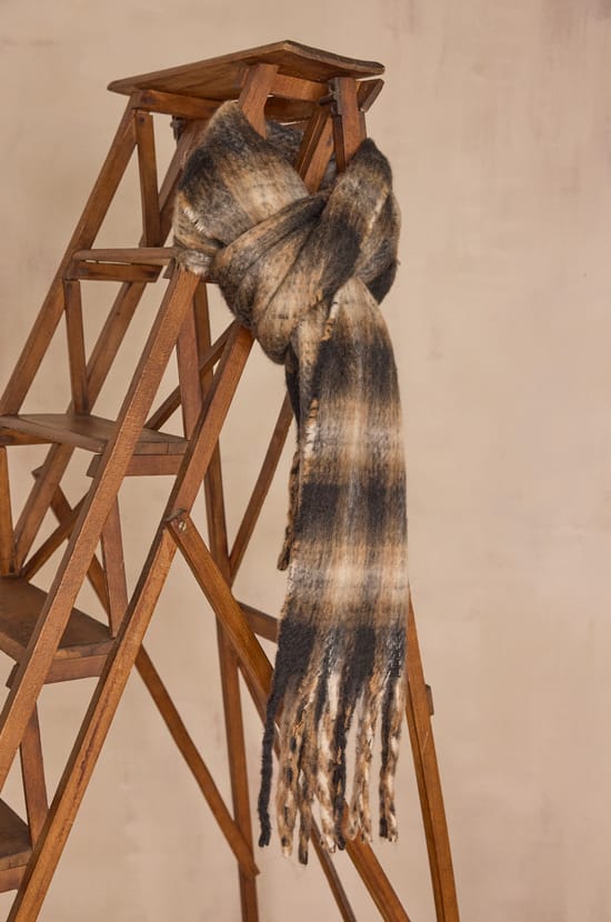 THEODORE checked scarf;${refinementColor}