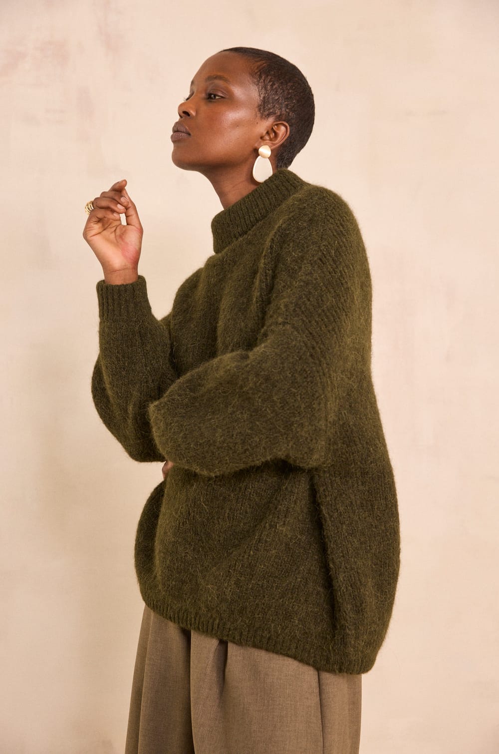 Long-sleeved alpaca sweater AZALEA;${refinementColor}