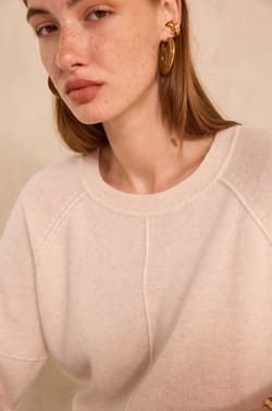 ARY BIS long-sleeve cashmere sweater;${refinementColor}