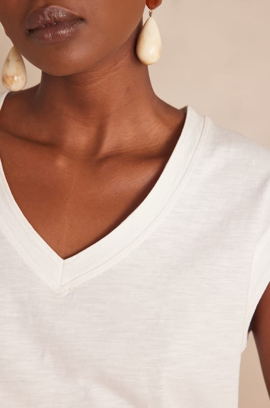 DELYA cotton T-shirt;${refinementColor}