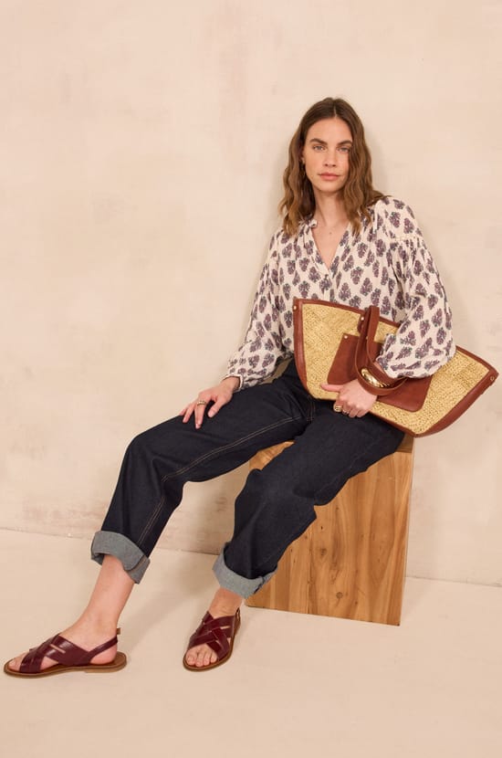 Blouse Imprim&eacute;e Paisley DANICA;${refinementColor}