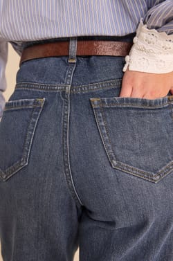 AGATHE cotton wide pants;${refinementColor}