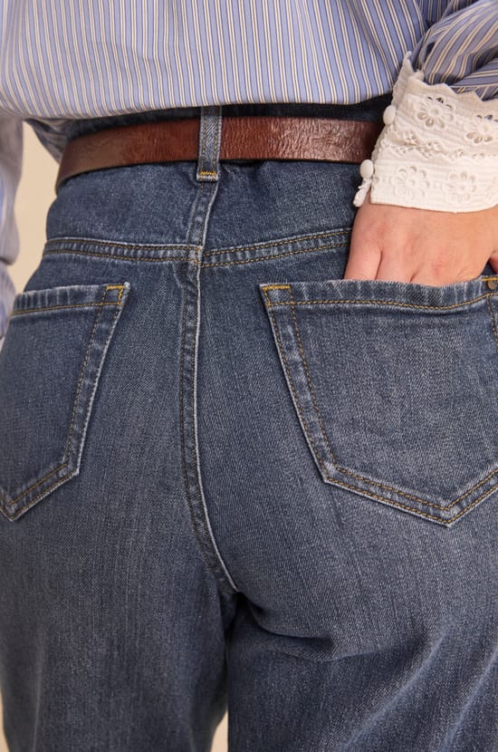 AGATHE cotton wide pants;${refinementColor}