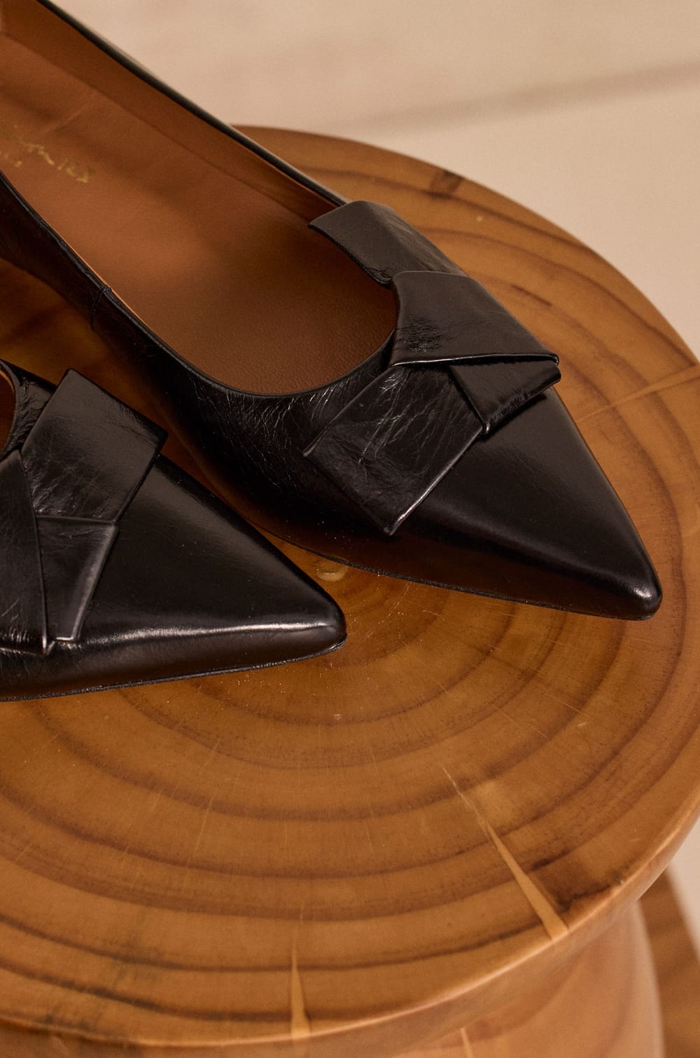 Ballet flats in 100% leather SARAH;${refinementColor}