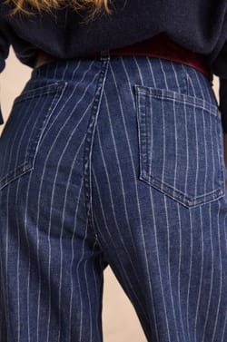 wide leg striped Jean SIENNA;${refinementColor}