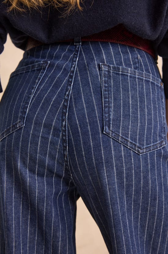 wide leg striped Jean SIENNA;${refinementColor}