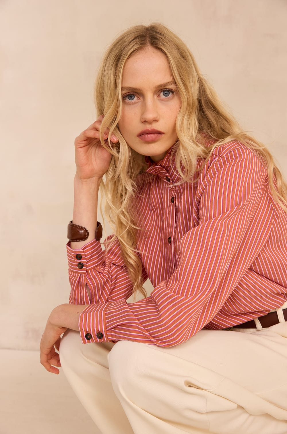 blusa de rayas MARTINA;${refinementColor}